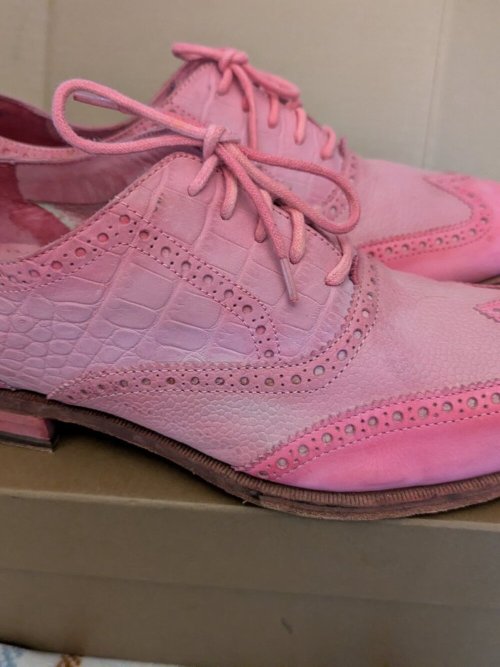 COLE HAAN Men's Wingtip Oxfords Size 11 Beautiful - Picture 4 of 9
